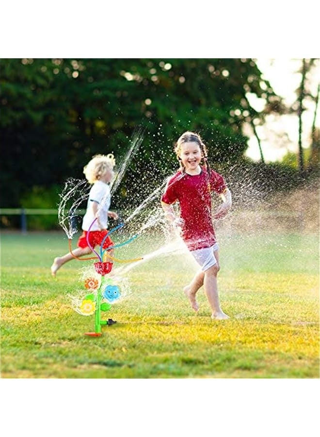 Water Sprinkler for ,Spinning Flower Sprinkler Splash with Roating Nozzles, Swimming Pool Garden Lawn Outdoor Play - Image 2