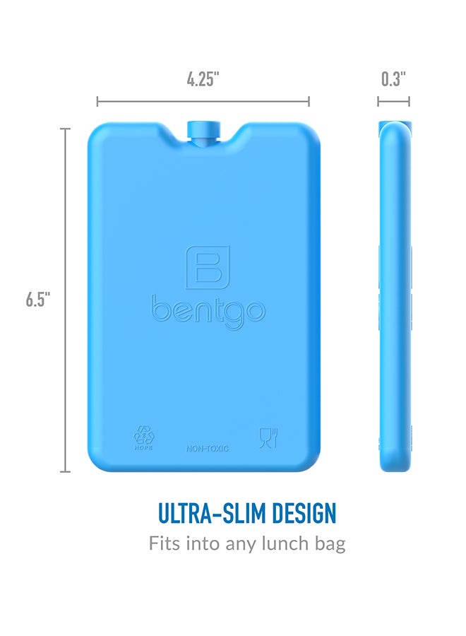 Bentgo مبردات - 4 عبوة - أزرق - Image 2