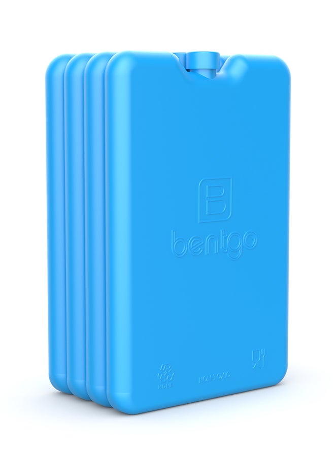 Bentgo مبردات - 4 عبوة - أزرق - Image 1