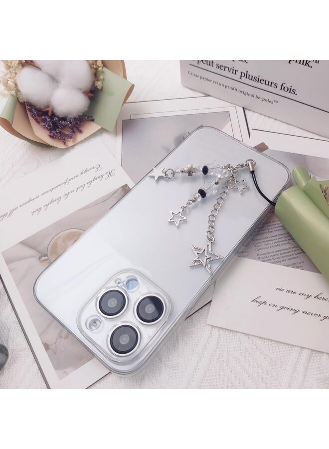 Cute Phone Charms Aesthetic Cell Phone Charms Strap Pink Strawberry Butterfly Star PhoneCharm Accessories for Bag Keychain Camera Pendants Decor, 1, Resin, No Gemstone - Image 2