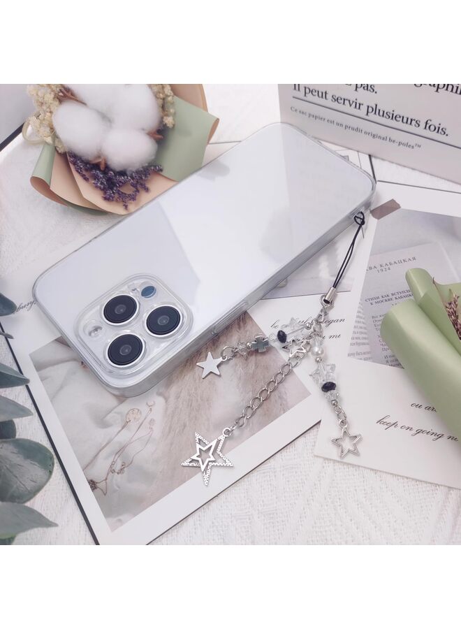 Cute Phone Charms Aesthetic Cell Phone Charms Strap Pink Strawberry Butterfly Star PhoneCharm Accessories for Bag Keychain Camera Pendants Decor, 1, Resin, No Gemstone - Image 4