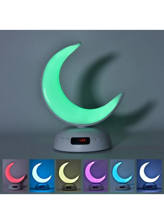 CRONY SQ-902 Multifunctional Quran Speaker with LED Moon Lamp, Aromatherapy, Azan Alarm & APP Control for Muslim Prayer - Image 3