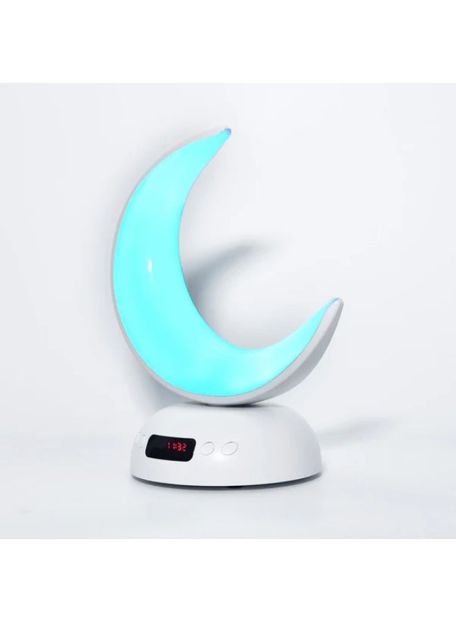 CRONY SQ-902 Multifunctional Quran Speaker with LED Moon Lamp, Aromatherapy, Azan Alarm & APP Control for Muslim Prayer - Image 5