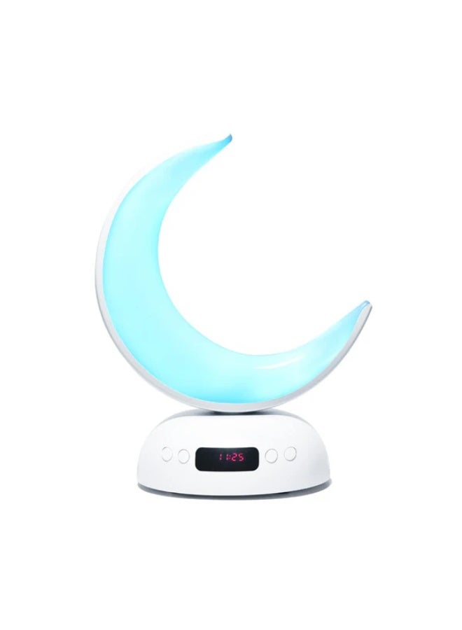 CRONY SQ-902 Multifunctional Quran Speaker with LED Moon Lamp, Aromatherapy, Azan Alarm & APP Control for Muslim Prayer - Image 1