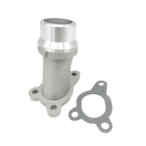HOAVEED 11118511205 Aluminum Engine Coolant Water Pipe Connector Compatible with BMW 1 2 3 4 5 6 7 Series X1 X2 X3 X4 X5 Compatible with MINI F55 F56 20132019 Replaces Plastic OE Coolant Flange - Image 1