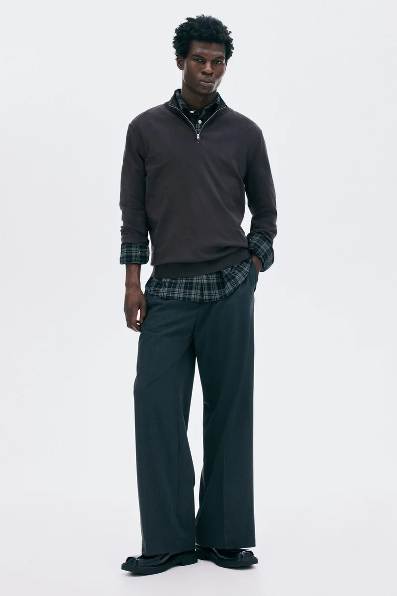 اتش اند ام كنزة بسحّاب بقصّة عادية