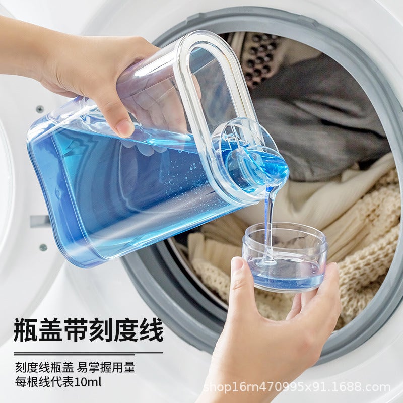 Laundry Liquid Bottled Clothes Softener Empty Bottle Bathroom Shampoo Body Soap Large Capacity Supplement Replacement Bottle - Image 3