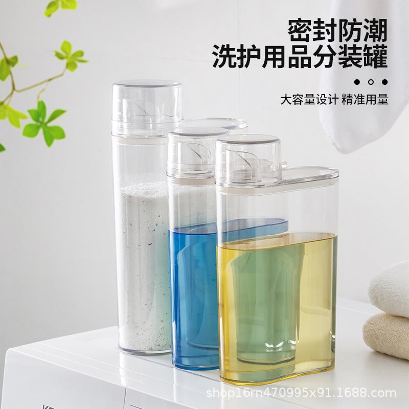Laundry Liquid Bottled Clothes Softener Empty Bottle Bathroom Shampoo Body Soap Large Capacity Supplement Replacement Bottle - Image 4