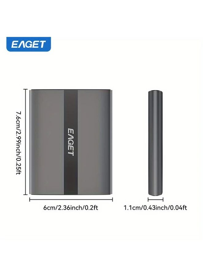 Eaget 480GB Portable SSD USB 3 2 External Solid State Drive Fast Data Transfer - Image 3