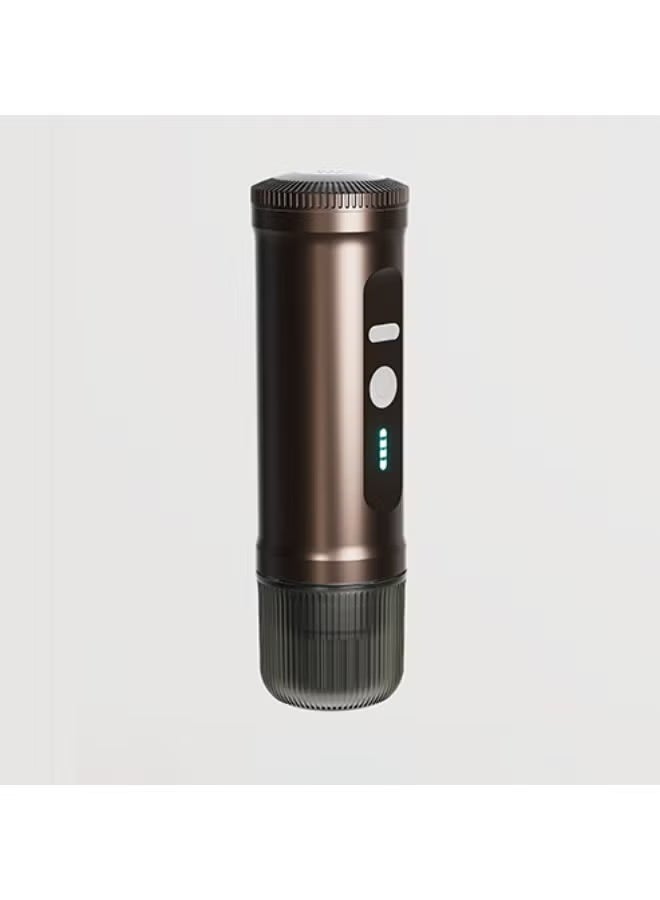 ليبرسو ماكينة صنع الإسبريسو المحمولة 2 في 1 مع توافق الكبسولات والمسحوق / ضغط 20 بار / بطارية مدمجة / وظيفة التسخين / تحضير سريع / حجم صغير - بني - Image 3