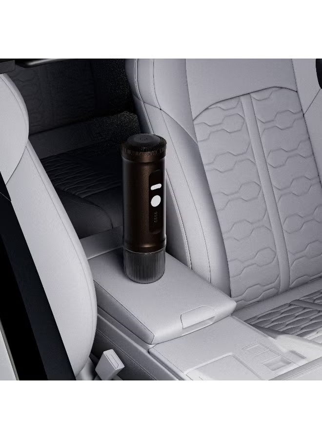 ليبرسو ماكينة صنع الإسبريسو المحمولة 2 في 1 مع توافق الكبسولات والمسحوق / ضغط 20 بار / بطارية مدمجة / وظيفة التسخين / تحضير سريع / حجم صغير - بني - Image 5