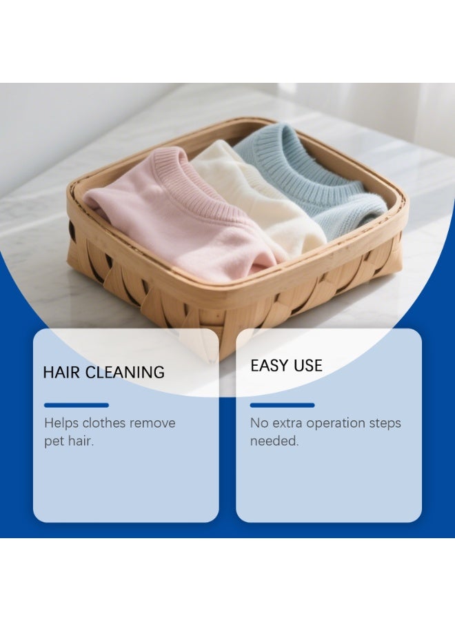 JUE FISH Laundry Pet Hair Removal Ball for Cleaning Animal Hair from Clothes, Convenient and Portable for Home Use - Image 2