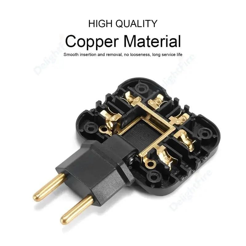 SHARK WAVE ™ 3 مقبس كهربائي | محول حائط دوار وقابل للطي 3 في 1 | مقبس حائط ذكي أنيق ونحيف للغاية بزاوية 180 درجة | مقبس كهربائي موفر للمساحة خلف الأريكة، السرير، التلفاز (أزرق) - Image 3