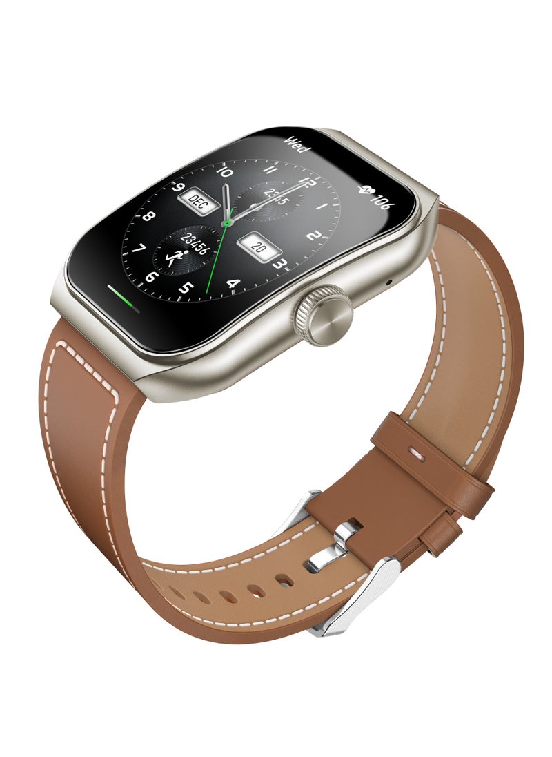 BLACK SHARK - Smart GT3 Smartwatch 1.96 AMOLED Display,100+ Sports Modes,Up to 10-Day Battery, Bluetooth Calling With ENC & IP68 Water Resistant - Silver - Image 1