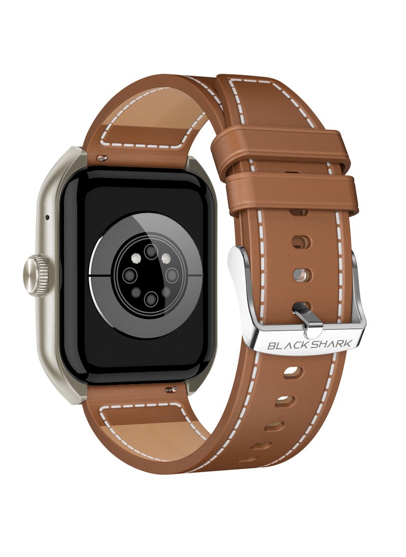 BLACK SHARK - Smart GT3 Smartwatch 1.96 AMOLED Display,100+ Sports Modes,Up to 10-Day Battery, Bluetooth Calling With ENC & IP68 Water Resistant - Silver - Image 1