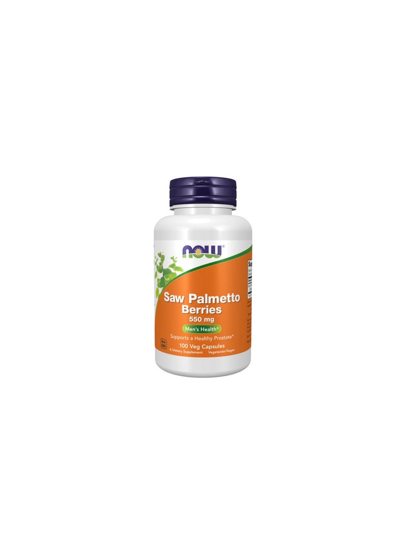 Saw Palmetto Berries 550 mg 100 Veg Capsules