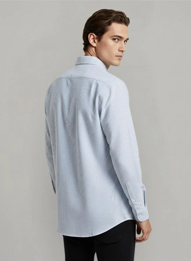 Just Nature Oxford Striped Slim Fit shirt