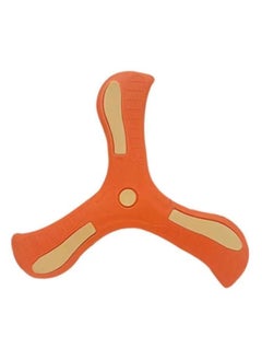 Generic Boomerang Easy to Throw Three-leaf Cross Colorful Soft Foam Design (Orange) 