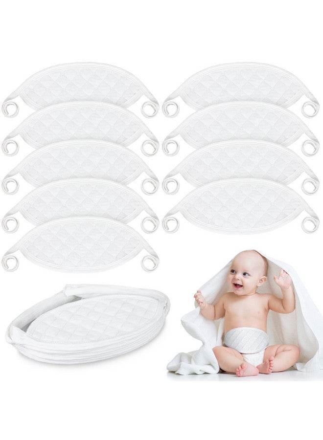 Giegxin 8 Pcs Baby Belly Band Newborn Belly Button Wrap Umbilical Cord Care Soft Infant Belly Button Band Comfort Navel Belt For Abdomen Belly Protection Babies 0 To 12 Months - Image 1