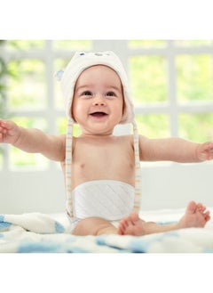 Giegxin 8 Pcs Baby Belly Band Newborn Belly Button Wrap Umbilical Cord Care Soft Infant Belly Button Band Comfort Navel Belt For Abdomen Belly Protection Babies 0 To 12 Months  - Image 2