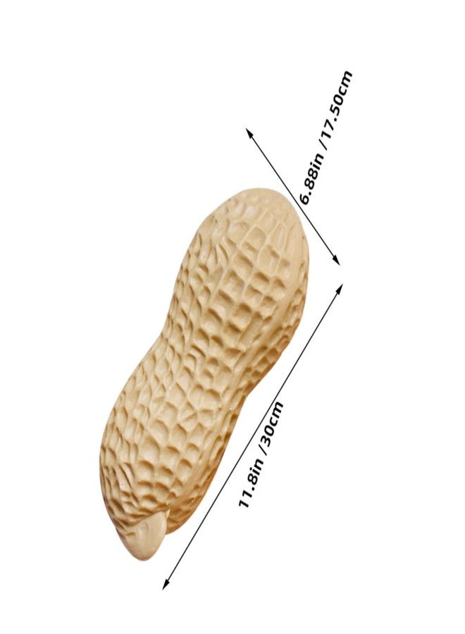 GRIRIW Artificial Peanut for Decor 11.81In Large Peanut Displaying Prop Table Centerpiece Photo Prop Faux Ornament for Home Event Decoration - Image 2