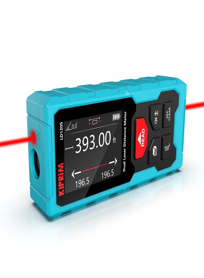Kiprim LD120S Dual Laser Distance Meter,393ft/120m,Electronic Level,DIY - Image 1