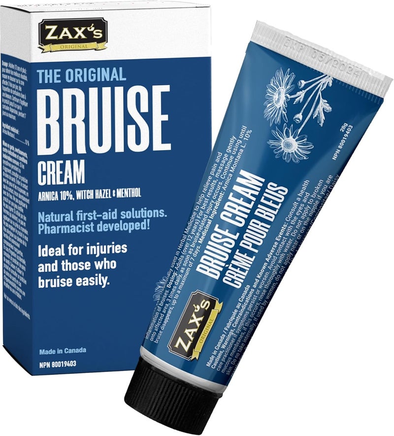 ZAX'S ORIGINAL ZAX'S ORIGINAL Bruise Cream - Arnica and Witch Hazel Blend, Supports Skin Recovery, Gentle on Skin, Plant-Based Ingredients for Skin Care - 28g 