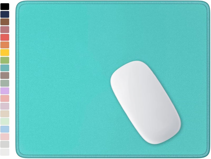 Hsurbtra Mouse Pad, Premium-Textured Square Mousepad 10.2 x 8.3 Inch, Stitched Edge Anti-Slip Waterproof Rubber Mouse Mat, Pretty Cute Mouse Pad for Office Gaming Laptop Women Kids Malachite Green - Image 1