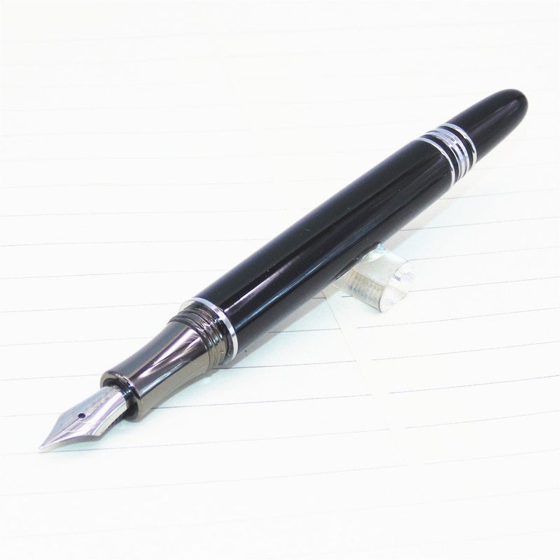 Goldleaf Baoer 79 Starwalker Combo Fountain Pen Silver Trim Checked Gift - Image 4