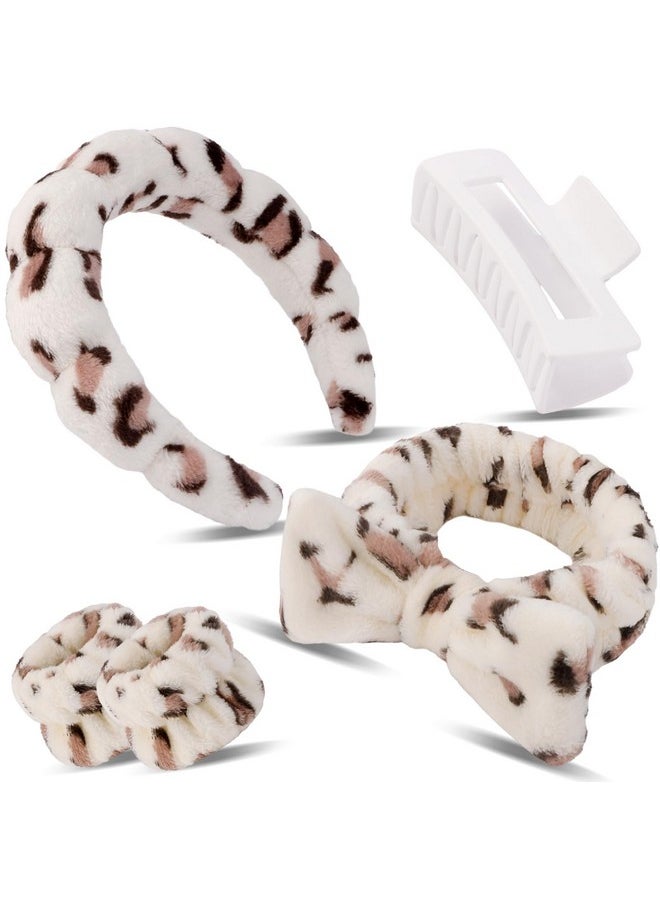 Spa Headband Wrist Bands Set With Hair Clips Skincare Headband For Washing Face Non Slip Puffy Terry Cloth Makeup Headband Cute Women Teen Girls Gifts Trendy Stuff Hair Accessories - pzsku/Z5364D0715D1EA4084960Z/45/_/1733730098/a0fb9a08-95da-498d-ac8f-96cd813844bf