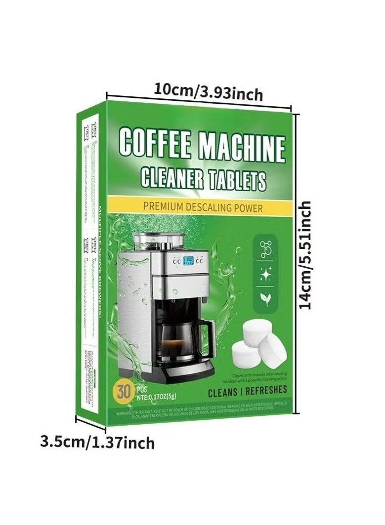 30pcs Espresso Cleaning Tablets, Universal Descaler for Espresso Machines, Coffee Machine Cleaner Descaler Tablets, Descaling and Cleaning Tablets For Coffee Pot & Machines - Image 2