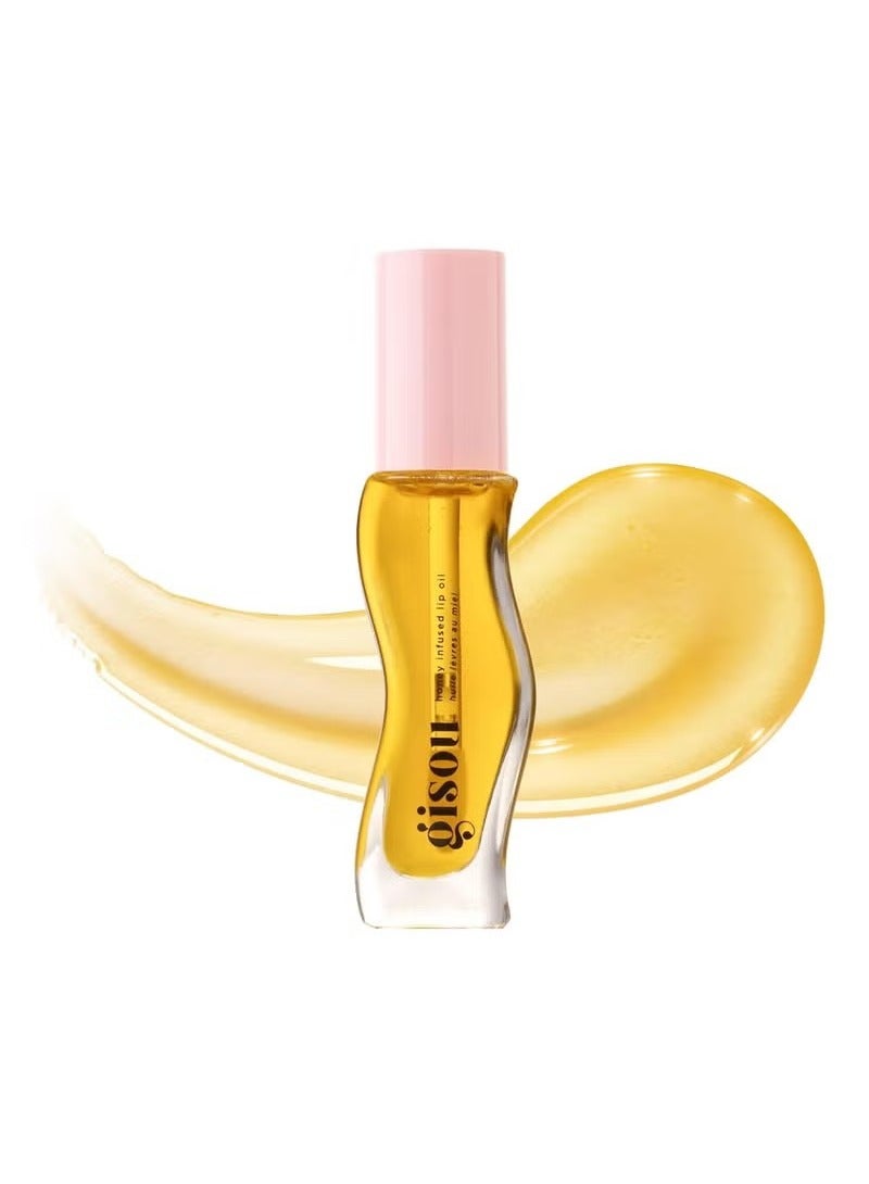 جيسو بلسم الشفاه المغذي بالعسل ، كريم ترطيب الشفاه الجاف ، لمعان عالي ، مكياج ناعم ، لمعان ذهبي شفاف ، عطر عسل منعش ، 8 مل - Image 1