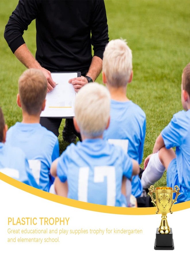 YOLUFER Mini Golden Trophy Cup Award Competition Cup Award Plastic Competition Trophy Cup for Children - Image 4