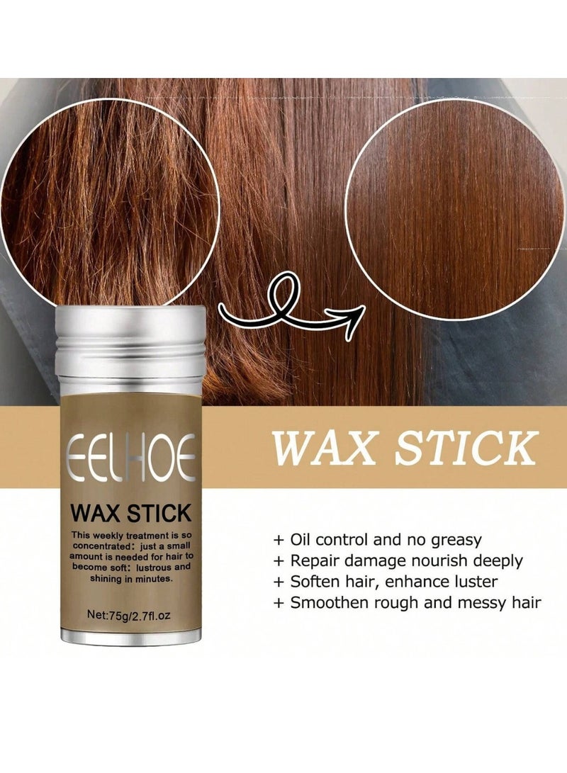 EELHOE 2 قطعة من عصا الشمع لمنتج تصفيف الشعر عصا دائمة الطول لعصا الشمع لتصفيف الشعر عصا الشمع لتنعيم الشعر وعصا لتمليس الشعر لتصفيف الشعر المستعار لعصا الشمع لمكافحة التجاعيد (75gx2) - Image 5