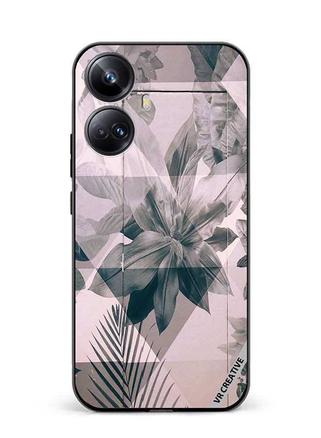 VR CREATIVE Protective Case Cover For Realme 10 Pro Plus Symmetric Flore Design Multicolour - Image 1