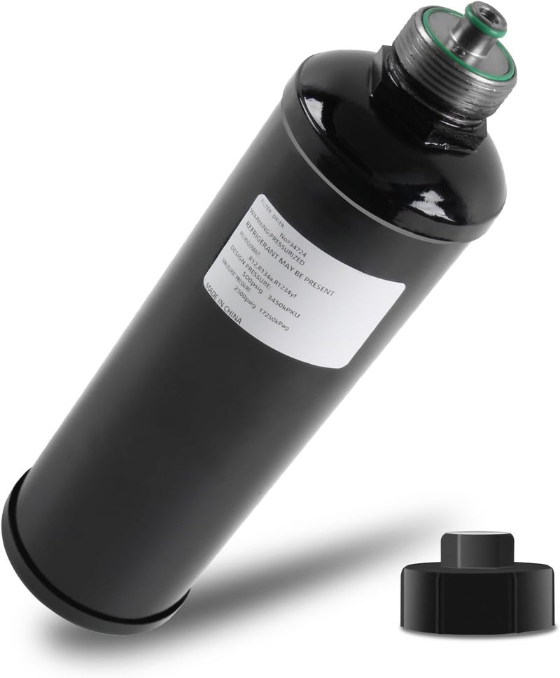 ZynoDrive 34724 A/C Recycling Filter Drier Spin-On Filter Compatible for Robinair Refrigerant Recovery Machine 17700 34134 34234 34300 34700 34800 34900 34888 34988 34288 34788 Series etc, Black - Image 1
