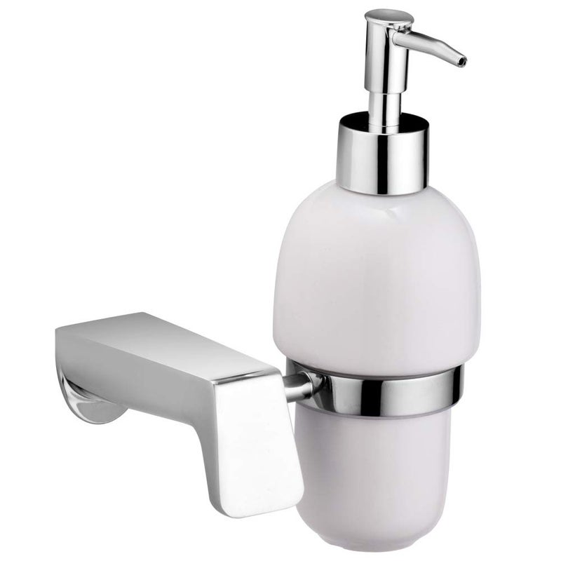 ALTON WhiteGold-Chrome, Soap Dispenser, Wall Mounted - Image 1