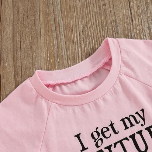 Fernvia Toddler Girls Clothes 1T 2T 3T 4T 5T Summer Outfits Baby Kids Short Sleeve T-Shirt Tops & Camouflage Shorts Sets (B-Pink, 3-4 Years) - Image 4