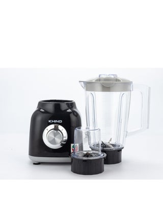 KHIND Blender BL 1542 ، كامل مع دورق سعة 1.5 لتر وراحة 2 من إعدادات السرعة. بالإضافة إلى ذلك ، يأتي مزودًا بوعاء طاحونة جاف سعة 0.6 لتر يسمح لك بطحن المكونات السوداء بسهولة. - pzsku/Z53651708910749A3559BZ/45/_/1688463778/3cd8584f-5424-4925-bb5f-68ec911d55c6