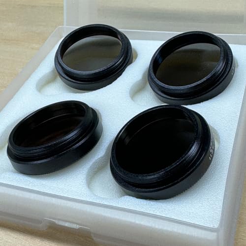Aerbeis 1.25 Inch Moon Filter for Telescope, Neutral Density Filter Kit ND4 ND8 ND16 ND32, Reduces Moon Glare and Enhances Lunar Crater Details,Prevent Image Overexposure, 1.25" Telescope Eyepieces Accessory - Image 4