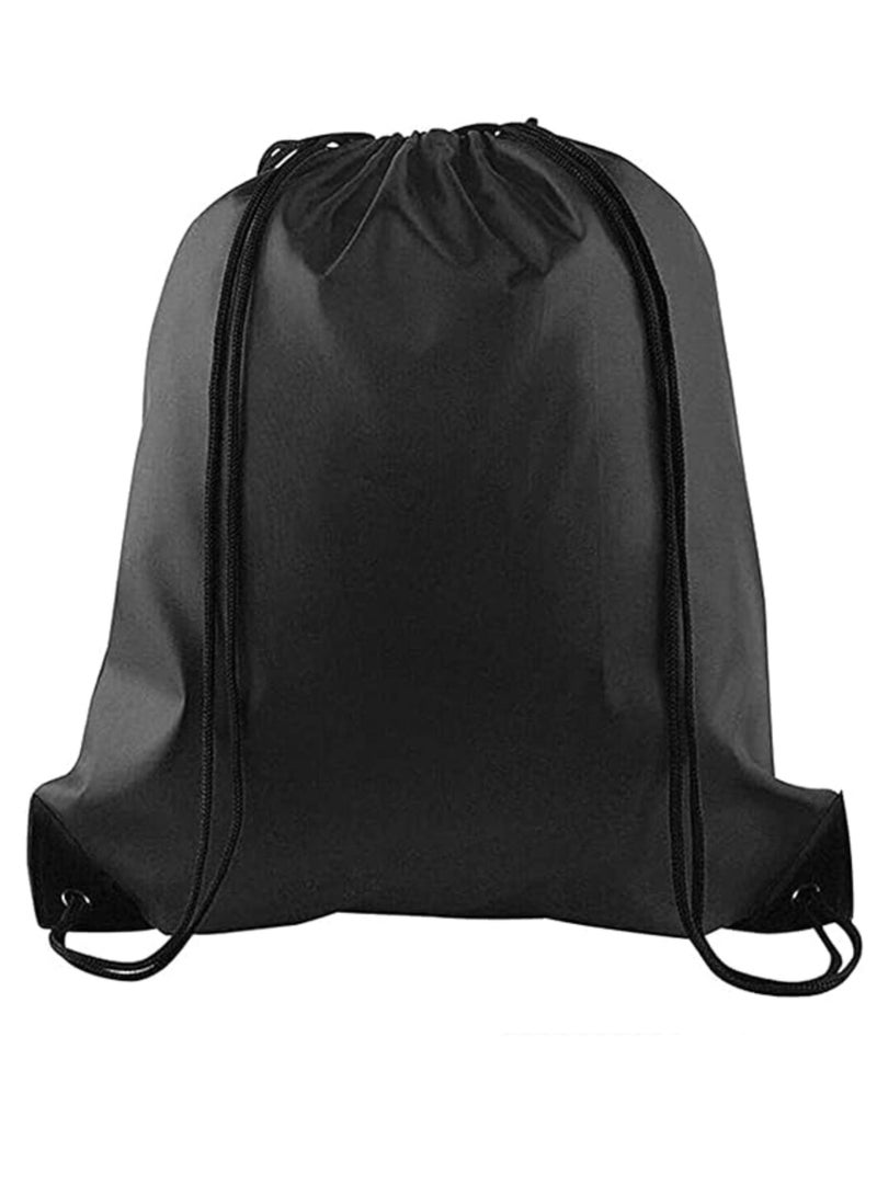 Drawstring Backpack Bags String Backpack Bulk Tote Sack Cinch Bag Sport Bags, for School Gym Traveling Yoga Beach Storage Gift (Pack Of 1) 34 X 39 Cm - Image 1