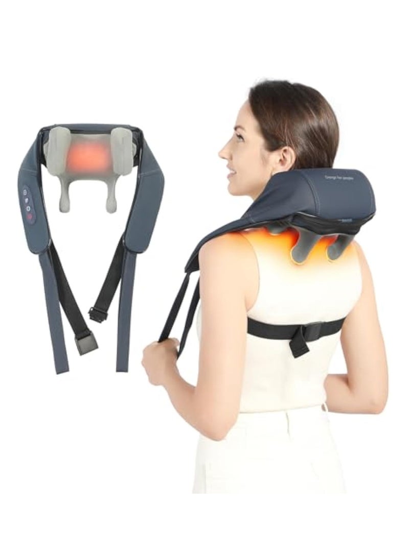 KASTWAVE Neck and Shoulder Massager, Shiatsu Neck Massager, with Infrared, Back Massager, Deep Tissue Kneading Massager, Cordless Electric Deep Tissue 4D Kneading Massager, for Muscle Tension Release - Image 1
