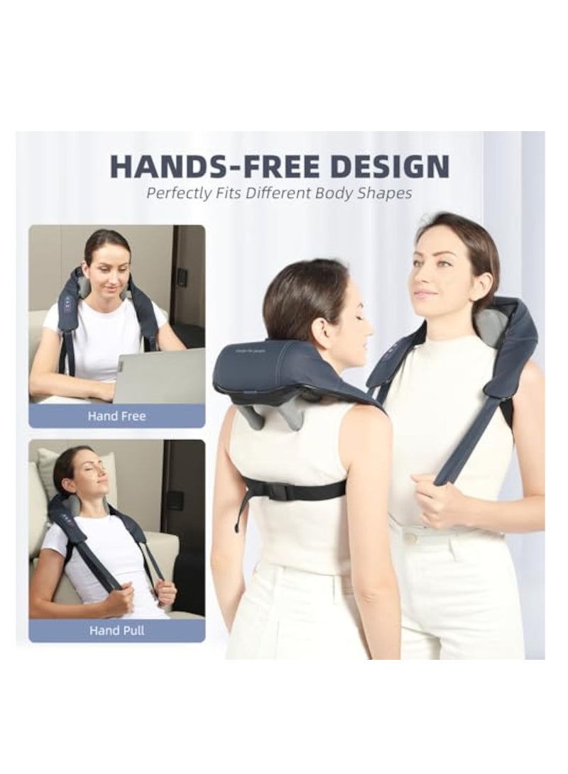 KASTWAVE Neck and Shoulder Massager, Shiatsu Neck Massager, with Infrared, Back Massager, Deep Tissue Kneading Massager, Cordless Electric Deep Tissue 4D Kneading Massager, for Muscle Tension Release - Image 4