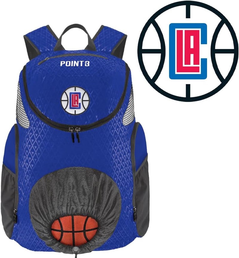 Point 3 Road Trip 2.0 Backpack Basketball Backpack with Drawstrong Closure | Ventilated Mesh Shoe Pocket Compartment - Image 3