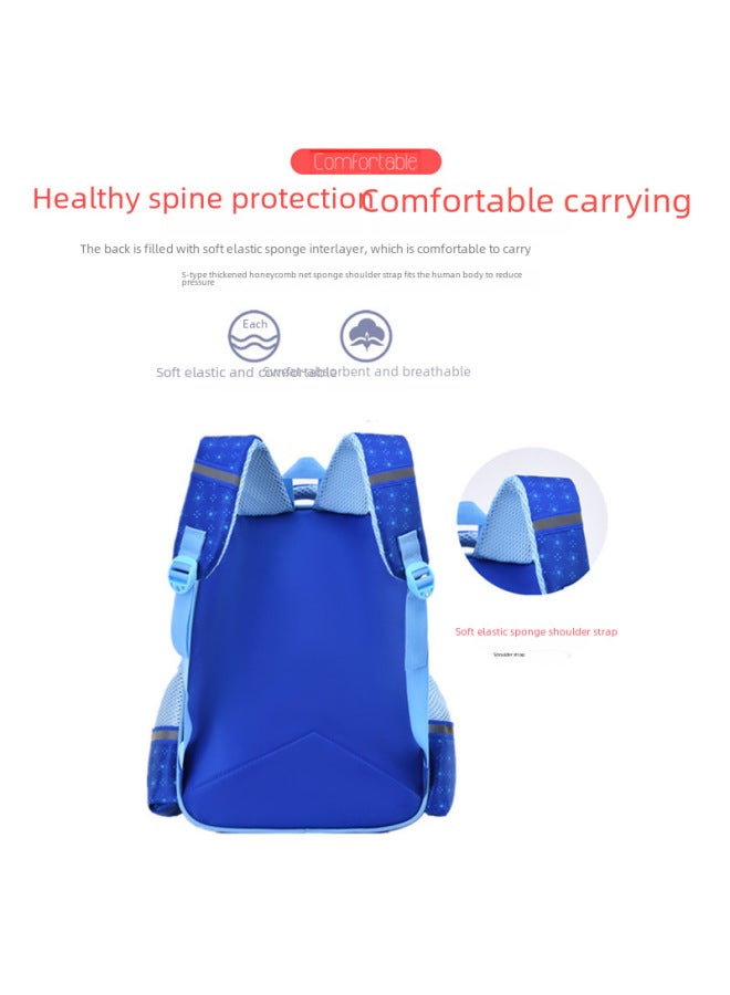 Cartoon Kids Backpacks For Boys Girls Primary School Students Grades 1-3 Lightweight Children's Book Bags-Color:828 J-X Rose Red - Image 4