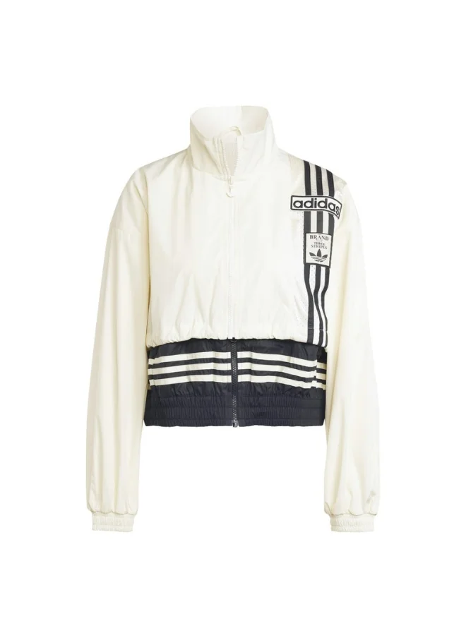 adidas Originals adidas WOVEN TRACK TOP White Originals Women TRACK TOPS