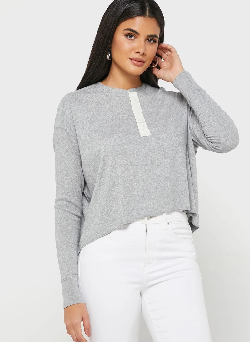 POLO RALPH LAUREN Crew Neck Knitted Top