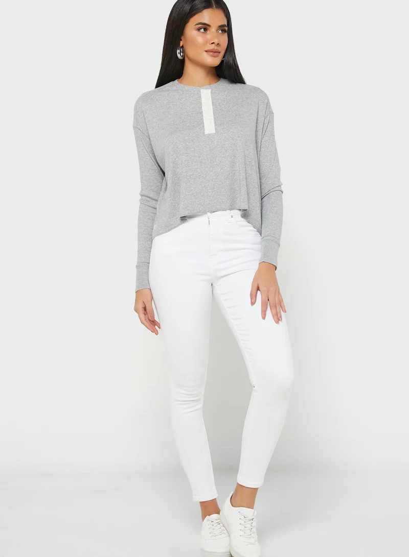 POLO RALPH LAUREN Crew Neck Knitted Top