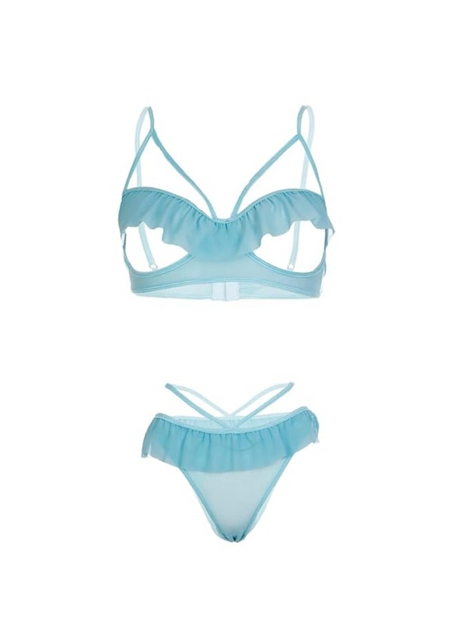 Accessorize Kingdom Accessorize Kingdom  Women's Lace Open Sling Lingerie Set Free Size  - Image 1