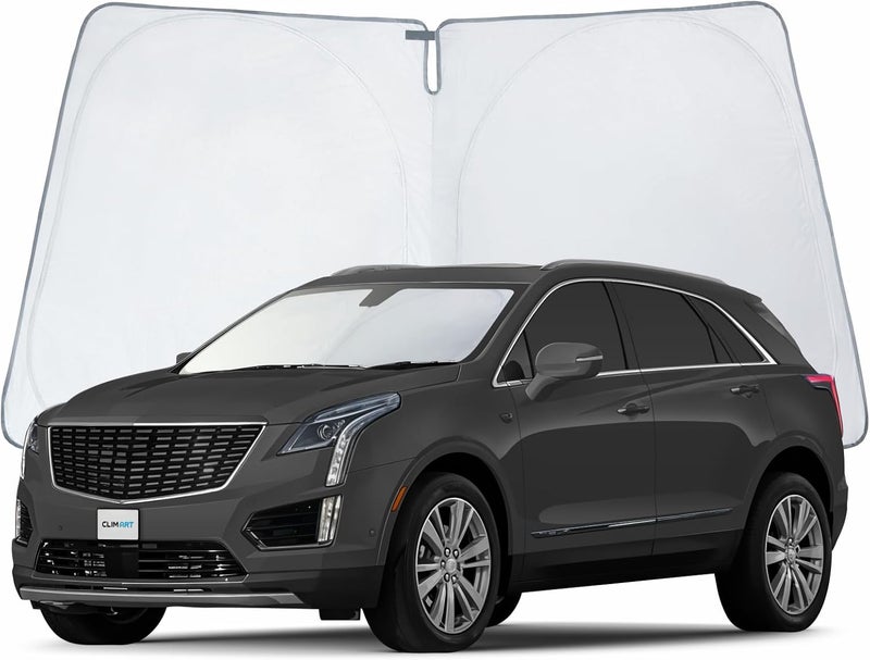 CLIM ART Windshield Sun Shade for Cadillac XT5 (2017-2024) - Custom-Fit Foldable Car Sunshade - Image 1
